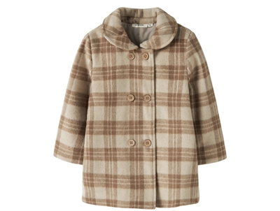 Lil\' Atelier jakke twill med ternet mønster