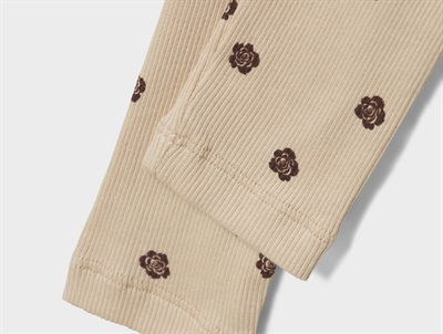 name it leggings peyote med blomsterprint