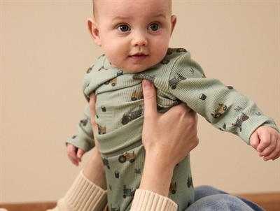 Name It body jadeite med traktorprint