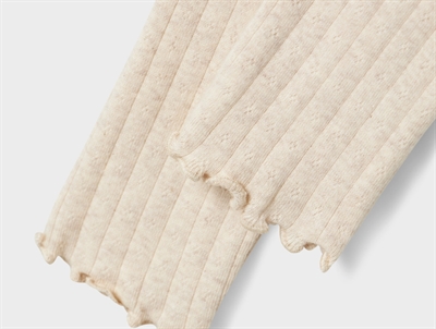 name it leggings peyote melange med babylock kant