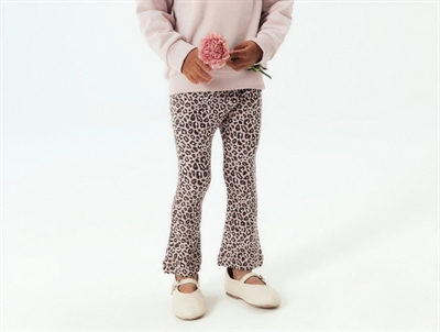 name it leggings burnished lilac med leopardprint