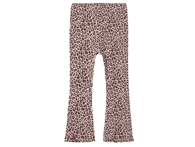 name it leggings burnished lilac med leopardprint