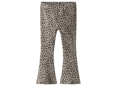 name it leggings peyote med leopardprint