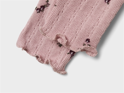 Name It leggings i rosa nuance med små blomster