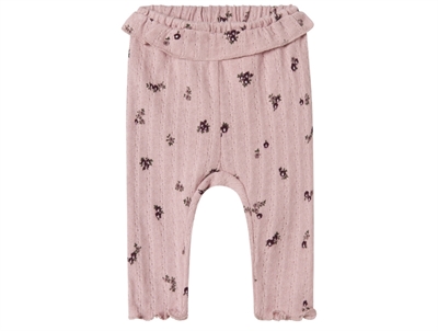 Name It leggings i rosa nuance med små blomster