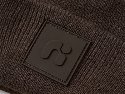 Name It beanie seal brown med badge