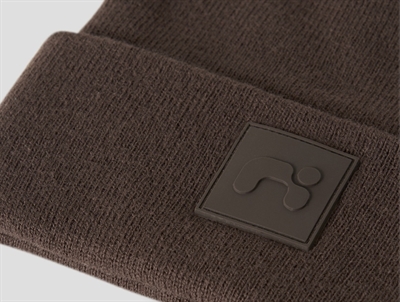 Name It beanie seal brown med badge