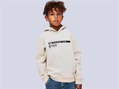 Name It hoodie i beige på barn