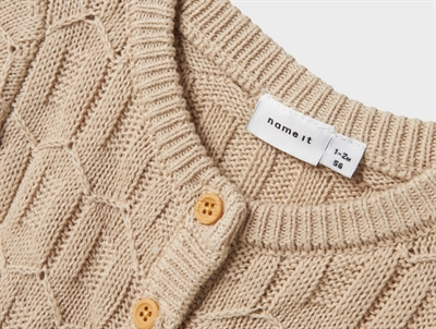 Name It cardigan peyote med strukturstrik