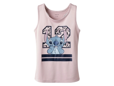 Name It tank top i rosa med Stitch print