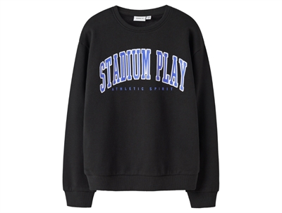 Name It sweatshirt sort med gummiprint