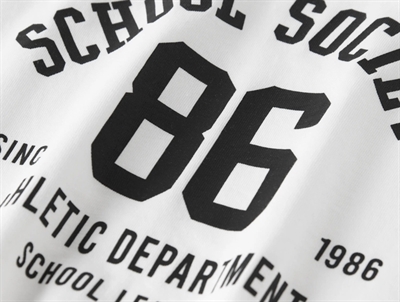 Name It t-shirt bright white med school print