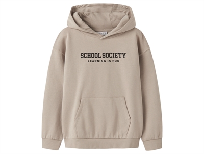 Name It hoodie island fossil med smiley print