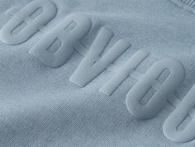 Name It sweatshirt detalje af tekstprint i blå nuance
