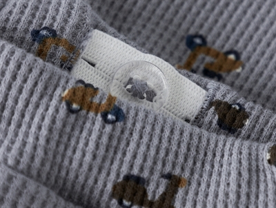 Name It bukser i grå nuance med små scootere