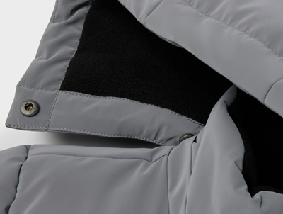 Detaljebillede af Name It puffer jakke monument grey