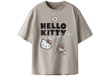 Name It t-shirt island fossil med Hello Kitty print