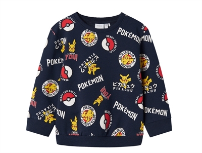 Name It MINI sweatshirt navy med Pokémon print  
