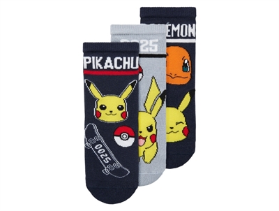 Name It MINI strømper navy med Pikachu motiv  