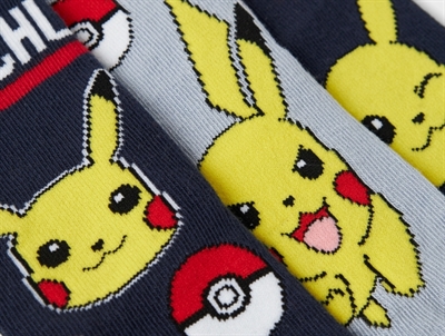 Name It MINI strømper navy med Pikachu motiv  
