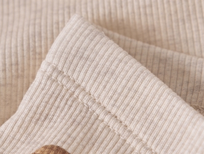 Name It leggings i beige nuance med agernprint