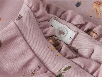 Name It bukser i lys lilla med dyreprint  