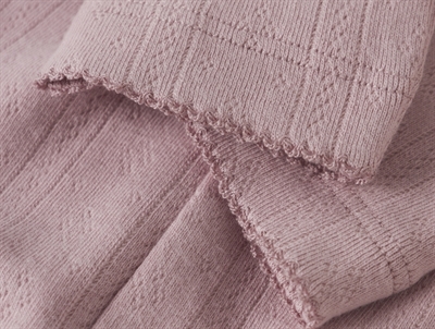 Name It leggings i lys lilla med hulmønster  