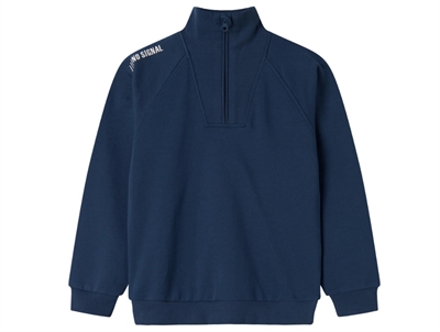 Name It sweatshirt insignia blue med høj hals
