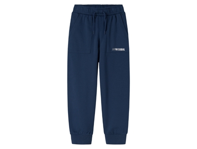Name It sweatpants insignia blue med broderet detalje