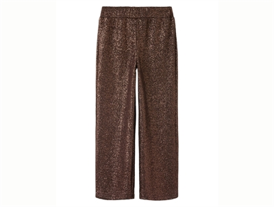 Name It glimmerbukser i hot fudge med elastik i taljen