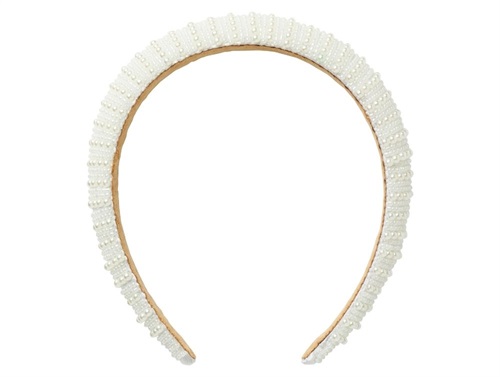 Name It Hårbøjle Cloud Dancer Med Perler