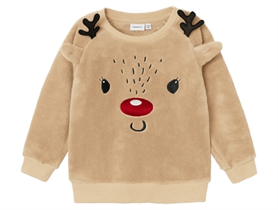 Name It sweatshirt peyote med rensdyr motiv