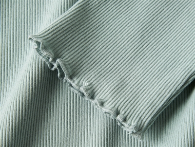 Name It nattøj grøn bluse i ribkvalitet