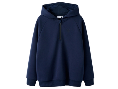Name It hoodie navy blazer med lynlås