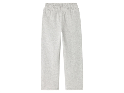 Name It sweatpants light grey melange med straight fit