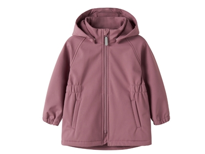 Name It softshelljakke wistful mauve med magisk print