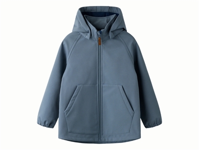 Name It softshelljakke i blå nuance med hætte