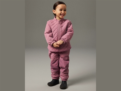 Name It quiltet sæt i rosa nuance på barn