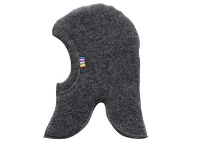 Joha elefanthue i mørkegrå uld med dobbelt lag