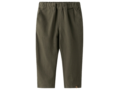 Lil' Atelier bukser i grøn sea turtle med elastik i taljen