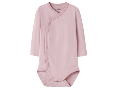 Name It BABY body burnished lilac med slå-om lukning  