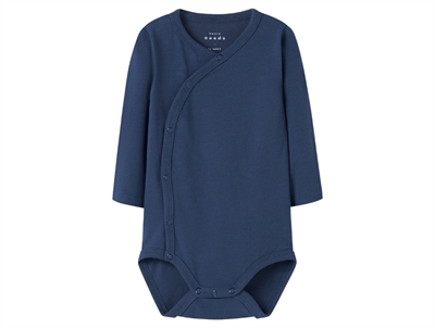 Name It BABY body insignia blue med slå-om lukning  