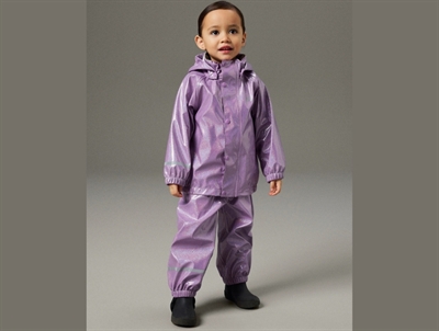 Name It regnsæt i lilla nuance på barn
