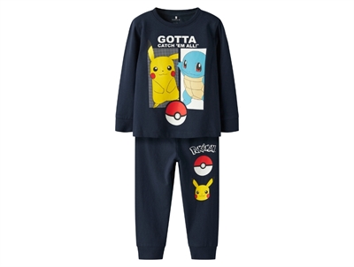 Name It natdragt navy blazer med Pokémon print foran