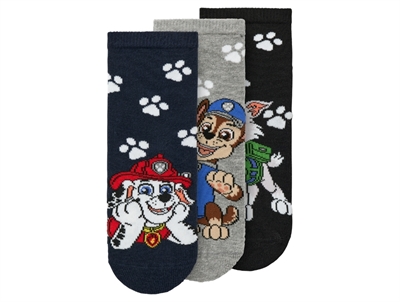 Name It Paw Patrol strømper navy 3-pak med print