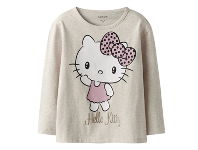 Name It bluse peyote melange med Hello Kitty print
