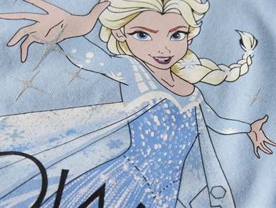 Name It MINI langærmet t-shirt i lyseblå nuance med Elsa print og glimmerdetaljer