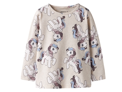 Name It bluse peyote melange med My Little Pony print