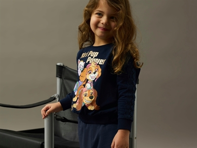 Name It sweatshirt navy blazer med Paw Patrol print foran