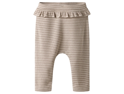 Name It leggings cloud dancer med glimmerstriber